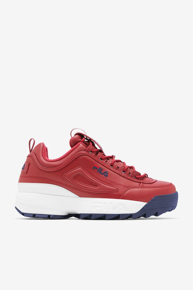 Fila Sneakers Mens Red - Disruptor 2 Premium - Philippines 1389406-TC